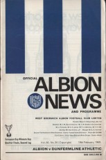 West Bromwich Albion v Dunfermline Athletic