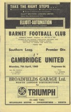 Barnet v Cambridge United