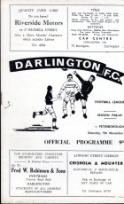 Darlington v Peterborough United
