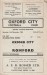 Oxford City v Romford