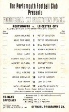 Portsmouth v Leicester City
