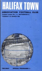 Halifax Town v Rotherham United