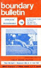 Oldham Athletic v Peterborough United