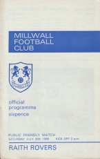 Millwall v Raith Rovers