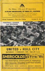 Oxford United v Hull City