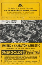 Oxford United v Charlton Athletic
