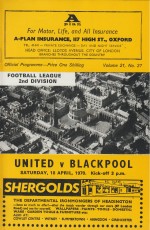Oxford United v Blackpool