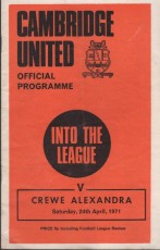 Cambridge United v Crewe Alexandra