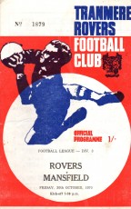 Tranmere Rovers v Mansfield Town