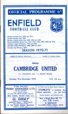 Enfield v Cambridge United