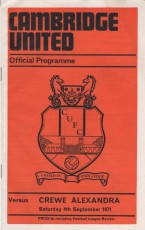 Cambridge United v Crewe Alexandra