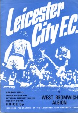Leicester City v West Bromwich Albion