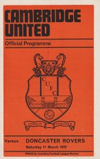 Cambridge United v Doncaster Rovers