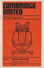 Cambridge United v Workington Town