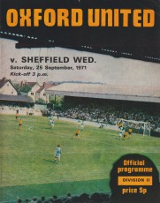 Oxford United v Sheffield Wednesday