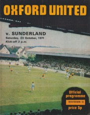 Oxford United v Sunderland