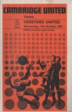 Cambridge United v Hereford United