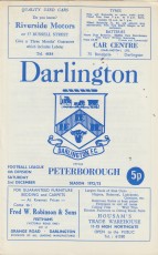 Darlington v Peterborough United
