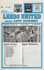 Leeds United v Rapid Bucharest