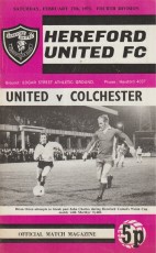 Hereford United v Colchester United