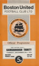 Boston United v Gainsborough Trinity