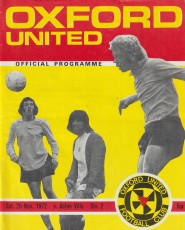 Oxford United v Aston Villa