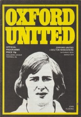 Oxford United v Bolton Wanderers