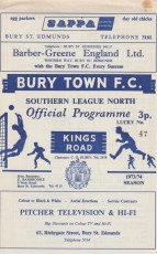 Bury Town v Barry Town