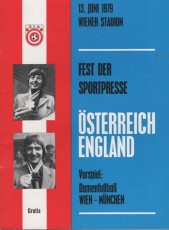 Austria v England
