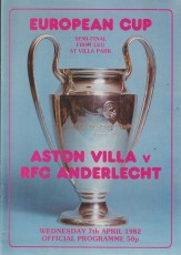 Aston Villa v Anderlecht