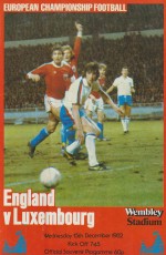 England v Luxembourg