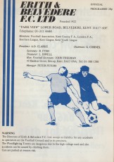 Erith & Belvedere v Fisher Athletic