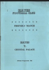 Hayes v Crystal Palace