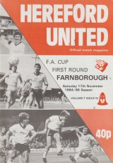 Hereford United v Farnborough Town