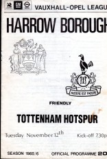 Harrow Borough v Tottenham Hotspur