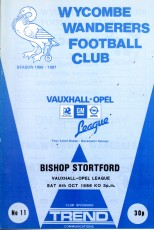 Wycombe Wanderers v Bishop's Stortford