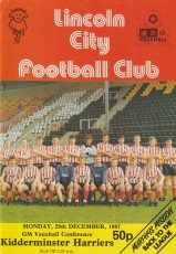 Lincoln City v Kidderminster Harriers
