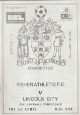 Fisher Athletic v Lincoln City