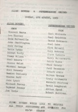 Sligo Rovers v Peterborough United