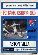 Banik Ostrava v Aston Villa