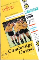 Cambridge United v Leicester City