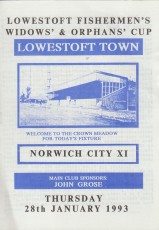 Lowestoft Town v Norwich City