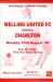 Welling United v Charlton Athletic