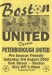 Boston United v Peterborough United