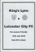 Kings Lynn v Leicester City