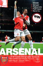 Arsenal v Partizan Belgrade