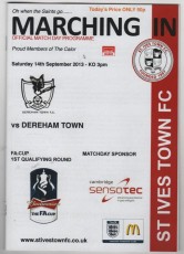 St Ives Town v Dereham Town