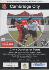 Cambridge City v Dorchester Town