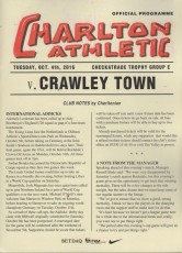 Charlton Athletic v Crawley Town