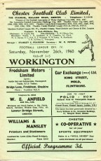 Chester City v Workington